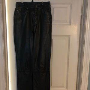 Leather pants